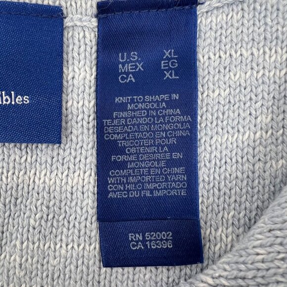 J.H. Collectibles Floral Knit Long Sleeve Sweater XL Cotton/Polyester Blend Ligh - Picture 3 of 8